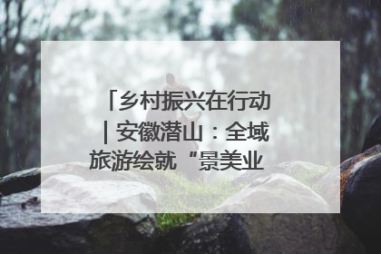 乡村振兴在行动｜安徽潜山：全域旅游绘就“景美业兴民富”新画卷